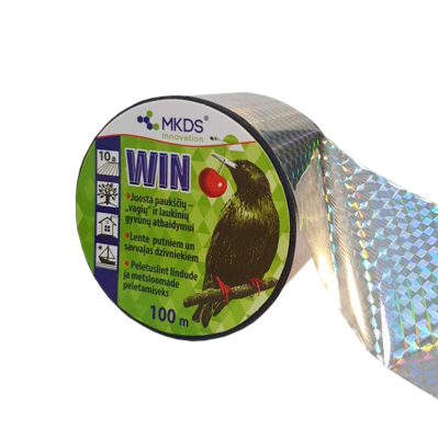 WIN juosta paukščių – „vagių“ ir laukinių gyvūnų atbaidymui, 100 M